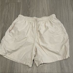 Men's Classic Cream Swim Trunks